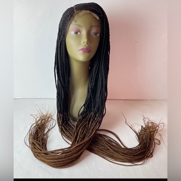 Box Braids Cornrow Lacefront Wig - Picture 3 of 8